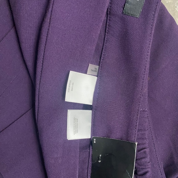 Nine West Women's Plus Size Purple Pants Stretch Low Rise Size 22W - Picture 2 of 5